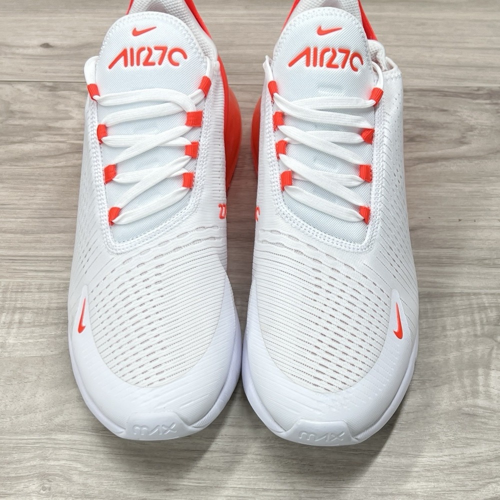 Nike Air Max 270 'White Bright Crimson' HJ3222-102 Womens Size 10 - Picture 5 of 9